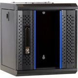 DSI 6U serverkast met glazen deur - DS10-3306 server rack Zwart, 312 x 310 x 352 mm