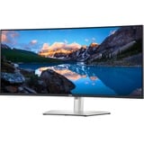 Dell UltraSharp U3824DW 38" Curved UltraWide monitor Zilver/zwart, 2x HDMI, DisplayPort, 4x USB-A, 2x USB-C, RJ-45