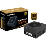 GIGABYTE GP-P1000GM, 1000 Watt voeding Zwart, 6x PCIe, Kabelmanagement