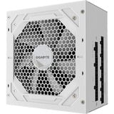GIGABYTE UD1000GM PG5 V2 ICE modulaire 1000 watt voeding  Wit, 1x 12V-2x6, 4x PCIe