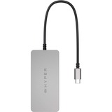 Hyper HyperDrive 5-Port USB-C Hub dockingstation Grijs