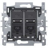 2x RJ4-aansluitingen UTP Cat. 6A  montagedoos