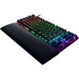 Razer Huntsman V2 TKL RGB mechanisch gaming toetsenbord Zwart, FR lay-out (AZERTY), Razer Linear Optical (Red), 80% (TKL)	, Double-shot PBT
