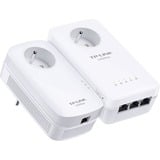 TP-Link TL-WPA8635P KIT v3 powerline + wlan Wit, Twee adapters