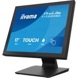 iiyama ProLite T1732MSC-B2S 17" touchscreen monitor Zwart, VGA, HDMI, DisplayPort, Audio, Touchscreen