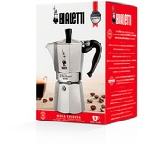 Bialetti Moka Express 1165 espressomachine Zilver, 9-kops