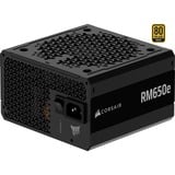 Corsair RM650e (2025), 650 Watt voeding  Zwart, 4x PCIe, Kabel-Management