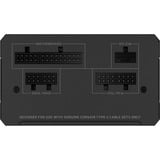 Corsair RM650e (2025), 650 Watt voeding  Zwart, 4x PCIe, Kabel-Management