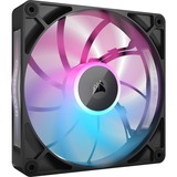 Corsair RX140 MAX RGB case fans Zwart, 2 stuks, 140 x 140 x 30 mm, PWM