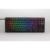 Ducky One 3 Classic TKL, toetsenbord Zwart/wit, US lay-out, Cherry MX Silent Red, RGB led, Double-shot PBT, Hot-swappable, QUACK Mechanics, 80%