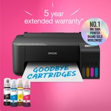 Epson EcoTank ET-1810 A4 Wi-Fi-inkjetprinter met inkttank Zwart, Wi-Fi, inclusief tot 3 jaar inkt