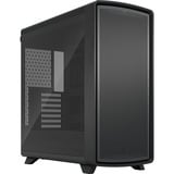 Fractal Design Summit Blackout TG midi tower behuizing Zwart | 2x USB-A | 1x USB-C | Tempered Glass