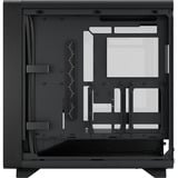 Fractal Design Summit Blackout TG midi tower behuizing Zwart | 2x USB-A | 1x USB-C | Tempered Glass
