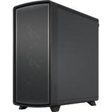 Fractal Design Summit Blackout TG midi tower behuizing Zwart | 2x USB-A | 1x USB-C | Tempered Glass