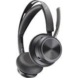 HP Poly Voyager Focus 2 USB-C-C Headset on-ear  Incl. USB-C/A Adapter + Oplaadstandaard
