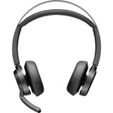 HP Poly Voyager Focus 2 USB-C on-ear headset Incl. USB-C/A Adapter + Oplaadstandaard