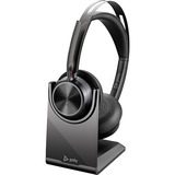 HP Poly Voyager Focus 2 USB-C on-ear headset Incl. USB-C/A Adapter + Oplaadstandaard