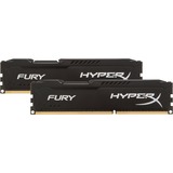HyperX 16 GB DDR4-3200 Kit werkgeheugen Zwart, HX432C16FB3K2/16, Fury Black, XMP