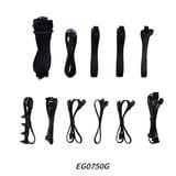 Lian Li EDGE GOLD 750 modulaire 750 watt voeding  Zwart, 1x 12V-2x6, 3x PCIe