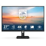 Philips 4K UHD 27" monitor Zwart, 2x HDMI, 1x DisplayPort, HDR10, sound