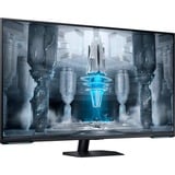 Samsung Odyssey Neo G70NC  43" 4K UHD gaming monitor Zwart/wit, 2x HDMI, DisplayPort, 2x USB-A, Wi-Fi 5, BT, RJ-45, 144 Hz