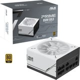 ASUS Prime Gold modulaire 850 watt voeding  Wit, 1x 12V-2x6, 3x PCIe