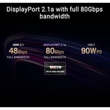 ASUS ROG Swift PG27UCWM 26.5" 4K Ultra HD gaming monitor Zwart, 1x DisplayPort, 2x HDMI, 1x USB-C, 240 Hz / 480 Hz