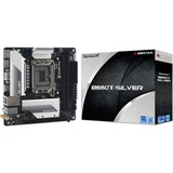 Biostar B660T-Silver socket 1700 moederbord Zilver/zwart, RAID, 2.5 Gb-LAN, Sound, Mini-ITX