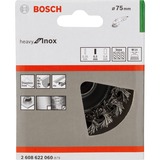 Bosch Heavy for Inox komborstels, getordeerde draad M14 x 75mm, 0,5mm 