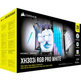 Corsair Hydro X-serie iCUE XH303i RGB PRO gecustomizede koelset waterkoeling Wit