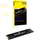 Corsair MP700 ELITE 2 TB SSD Zwart, PCIe 5.0 x4 NVMe, M.2 2280, 3D TLC NAND
