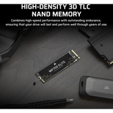 Corsair MP700 ELITE 2 TB SSD Zwart, PCIe 5.0 x4 NVMe, M.2 2280, 3D TLC NAND