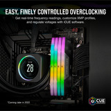 Corsair Vengeance RGB 32 GB DDR5-6000 (2x 16 GB) werkgeheugen Zwart, CMH32GX5M2D6000Z38, EXPO