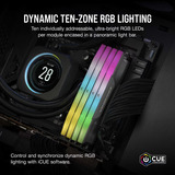 Corsair Vengeance RGB 32 GB DDR5-6000 (2x 16 GB) werkgeheugen Zwart, CMH32GX5M2D6000Z38, EXPO