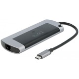 DeLOCK USB Type-C Docking Station met M.2 Slot Grijs