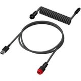 HyperX Coiled Cable, USB-C spiraalkabel Grijs/zwart, 1,2 m