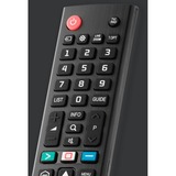 One for all LG TV Replacement Remote afstandsbediening Zwart
