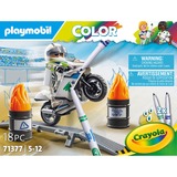 PLAYMOBIL Color - Motorcrossmotor Constructiespeelgoed 71377