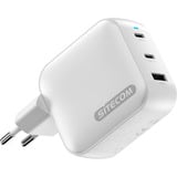 Sitecom 100W GaN Power Delivery oplader Wit, 2x USB-C, 1x USB-A