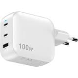 Sitecom 100W GaN Power Delivery wandoplader Wit