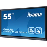 iiyama ProLite TE5504MIS-B3AG 55" 4K Ultra HD Public Display Zwart, 3x HDMI, 1x VGA, Sound, Touch