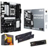 ALTERNATE Upgrade Kit PRIME B650-PLUS WIFI + Ryzen 5 7500X3D + 32 GB + 2 TB PRO SSD Moederbord, CPU, Geheugen, SSD