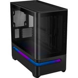 ASUS PRIME AP202 TG ARGB midi tower behuizing Zwart | 2x USB-A | 1x USB-C | RGB | Tempered Glass