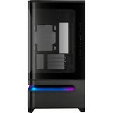 ASUS Prime AP202 midi tower behuizing Zwart | 2x USB-A | 1x USB-C | RGB | Tempered Glass