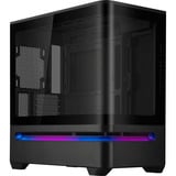 ASUS Prime AP202 midi tower behuizing Zwart | 2x USB-A | 1x USB-C | RGB | Tempered Glass
