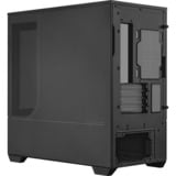 ASUS Prime AP202 midi tower behuizing Zwart | 2x USB-A | 1x USB-C | RGB | Tempered Glass