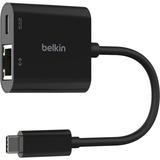 Belkin USB-C/Ethernet- en oplaadadapter (100 W) Zwart