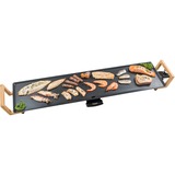 Bestron ABP604BB Teppanyaki Grillplaat XXL elektrische bakplaat Zwart/houtkleur