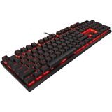 Corsair K60 PRO, gaming toetsenbord Zwart, BE Lay-out, Cherry Viola, Rode leds