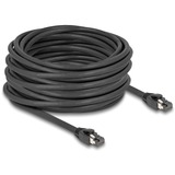 DeLOCK Cat.8.1 netwerkkabel Zwart, 15 meter, S/FTP, RJ-45